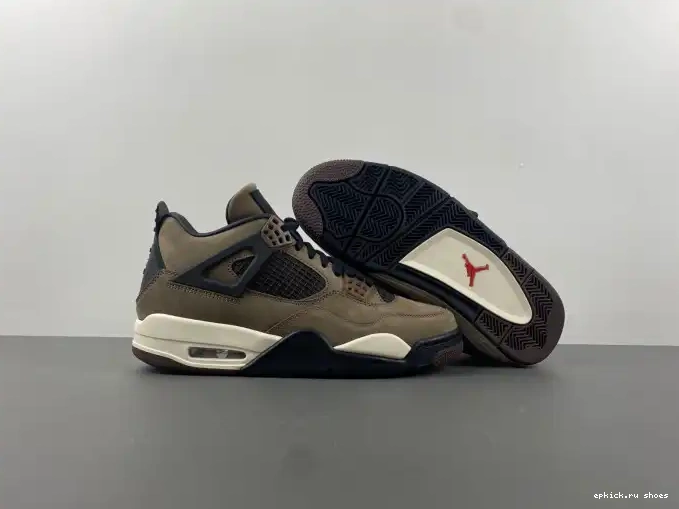 Rep Retro Jordan 4 Scott Air Travis AJ4-882335 x Brown TS 0417